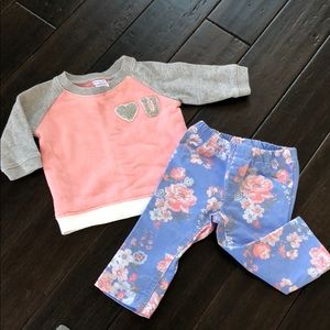 Carter’s Sweatshirt/Jeans Outfit